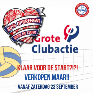 Grote Clubactie  klaar voor de start