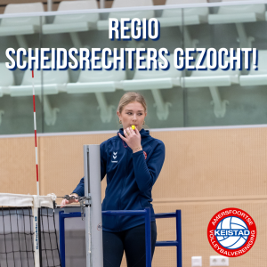 regioscheidsrechters gezocht